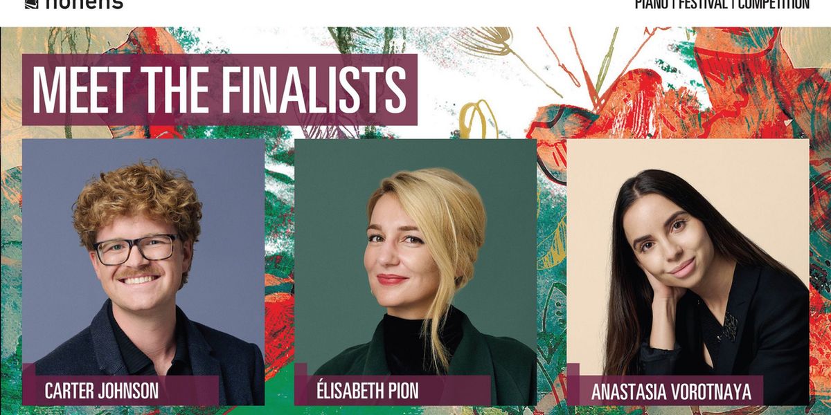 Honens Reveals Finalists Of The 2025 Honens International Piano Competition