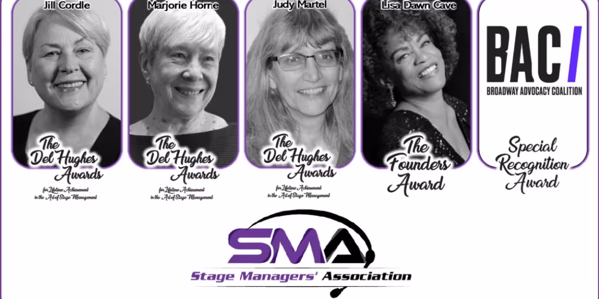 Honorees Revealed For the Stage Managers' Association Del Hughes Awards
