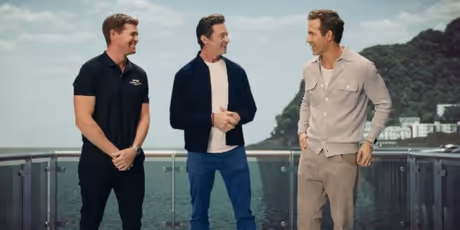 Hugh Jackman and Ryan Reynolds Team Up for Disney+ Sailing Docuseries Photo