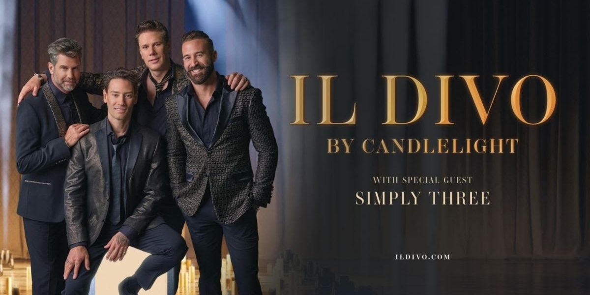 IL DIVO BY CANDLELIGHT Comes to The Tobin Center This March