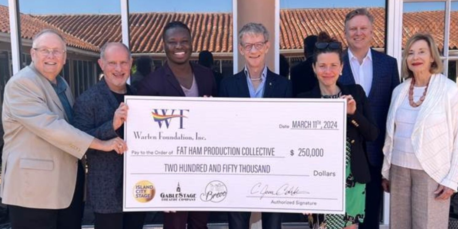 Island City Stage, Gablestage And Brévo Theatre Receive $250,000 Warten Foundation Grant To Produce FAT HAM  Image