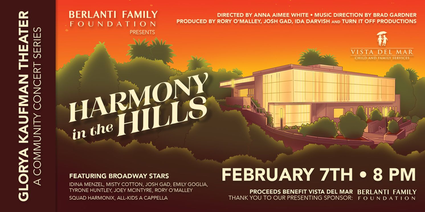 Idina Menzel, Josh Gad Headline HARMONY IN THE HILLS Benefit in LA  Image