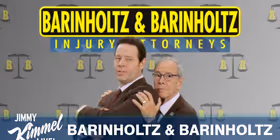 Ike Barinholtz and Dad Launch Fake Law Firm for Viral Video Injuries on KIMMEL