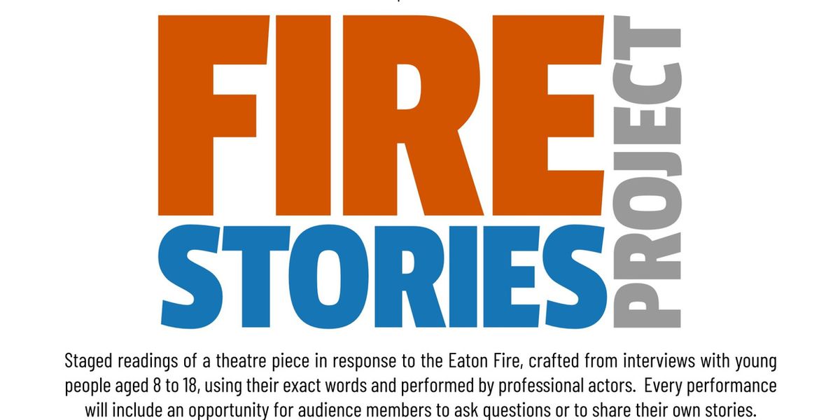 In Other People’s Shoes To Present Additional Performances Of FIRE STORIES PROJECT Free In May