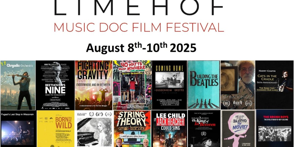 LIMEHOF Announces Lineup for Inaugural Music Documentary Film Festival in Stony Brook