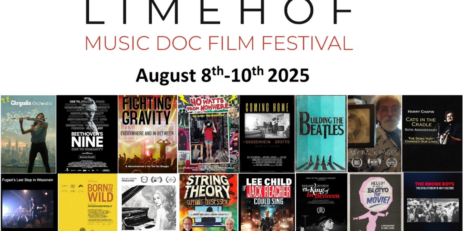 LIMEHOF Announces Lineup for Inaugural Music Documentary Film Festival in Stony Brook  Image