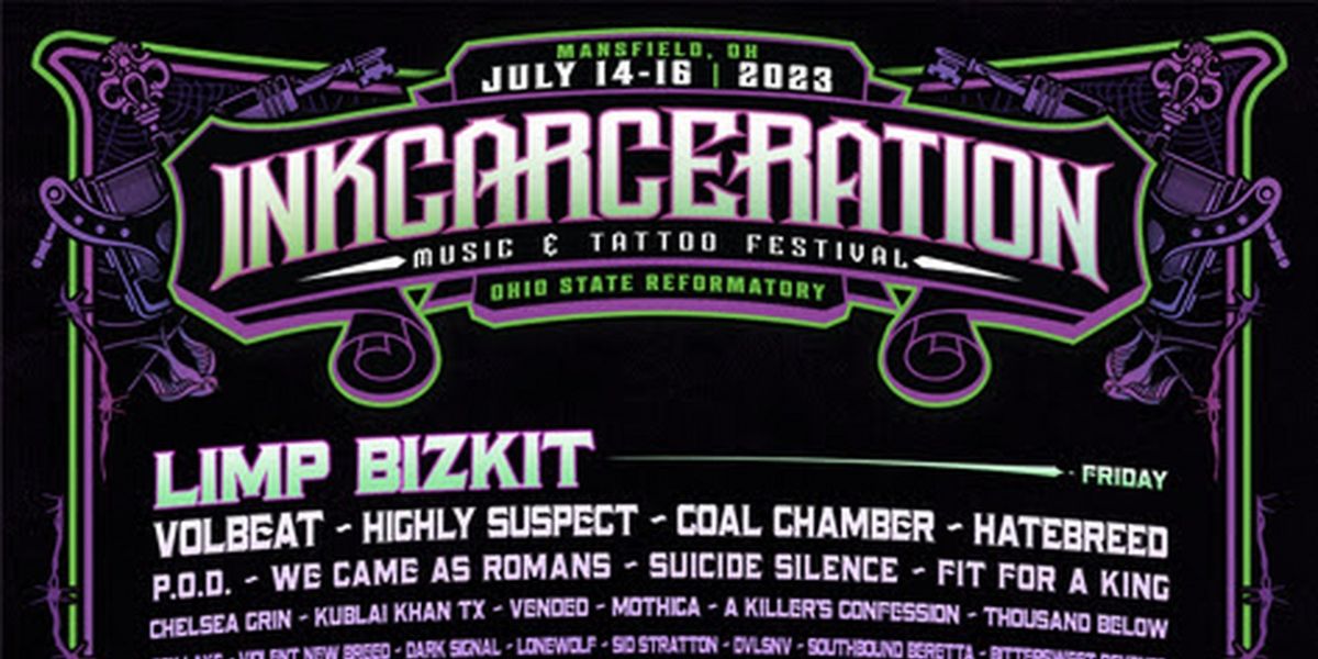 Inkcarceration Music & Tattoo Festival Schedule & On-Site Experiences Announced