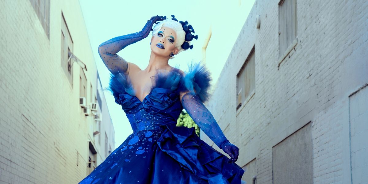 alexis michelle blue dress fur Alexis Dress | Alexis Stunning Powder main image 0