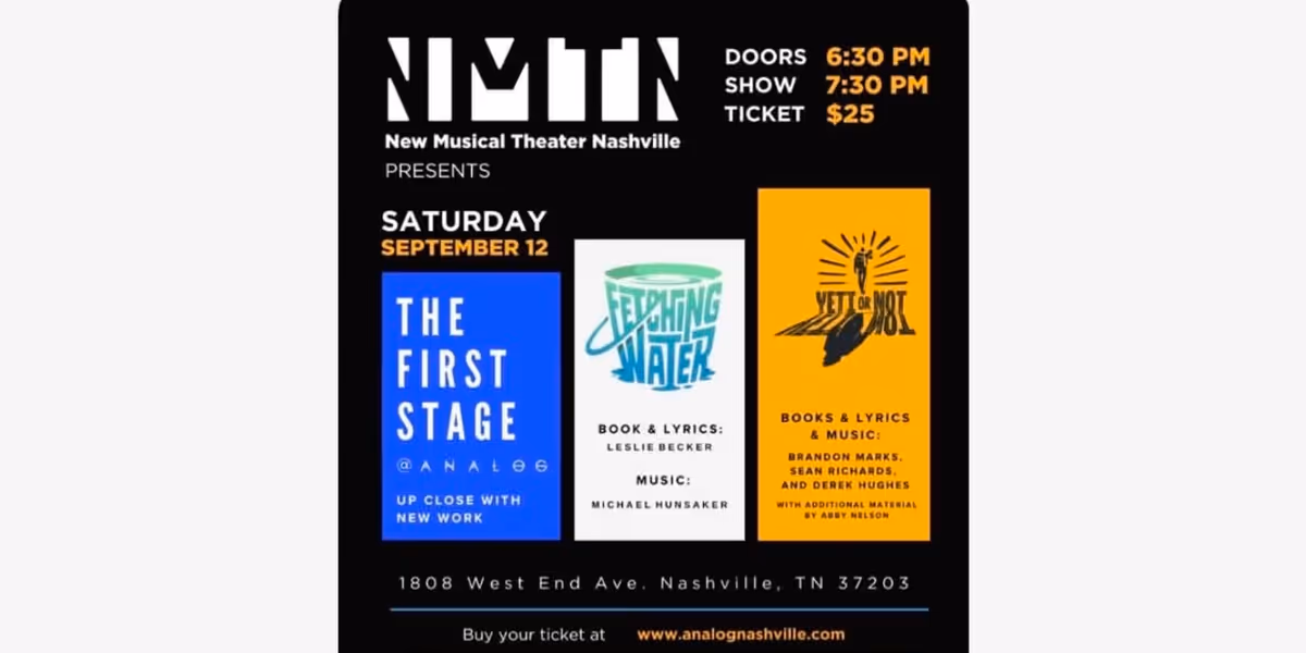 Interview:Douglas Waterbury-Tieman and Sarah Aili of THE FIRST STAGE at Analog