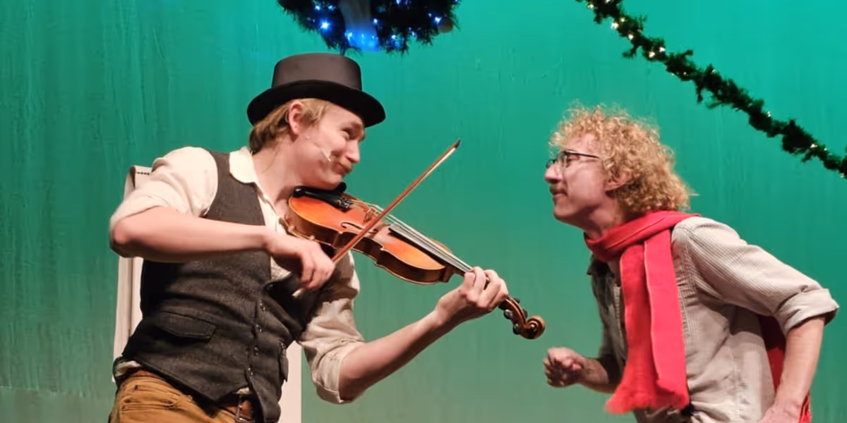 Interview: Jeffrey Nolan And Hawken Paul of A VERY GOOD CHRISTMAS CAROL at Laugh Camp Comedy Club