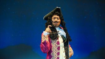 Jomar Tagatac of PETER PAN GOES WRONG at San Francisco Playhouse