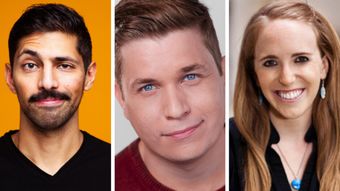Luis Castelló, Peter Corey, and Molly Jones at High Stakes Productions