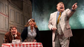 Tamarie Cooper And Kyle Sturdivant of RHINOCEROS at CATASTROPHIC THEATRE