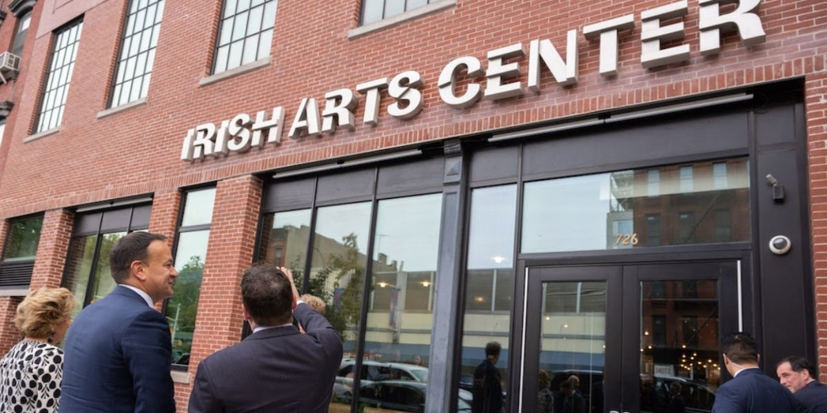 Irish Arts Center Hosts Ireland's Prime Minister, Taoiseach Leo Varadkar, For Tour Of New Building