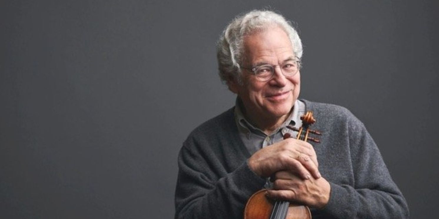 Itzhak Perlman Will Return to NJPAC With Multimedia Music and Storytelling Program  Image