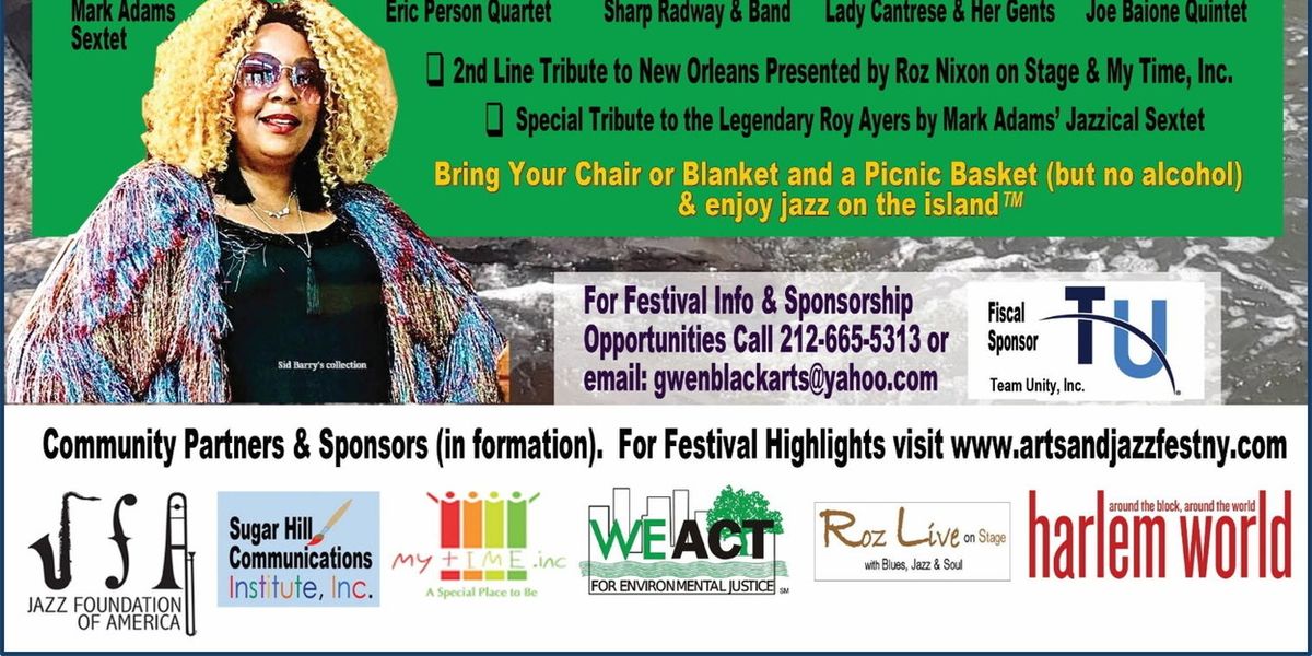JAZZ BY THE WATER to Return to Governor's Island for Free All-Day Concert