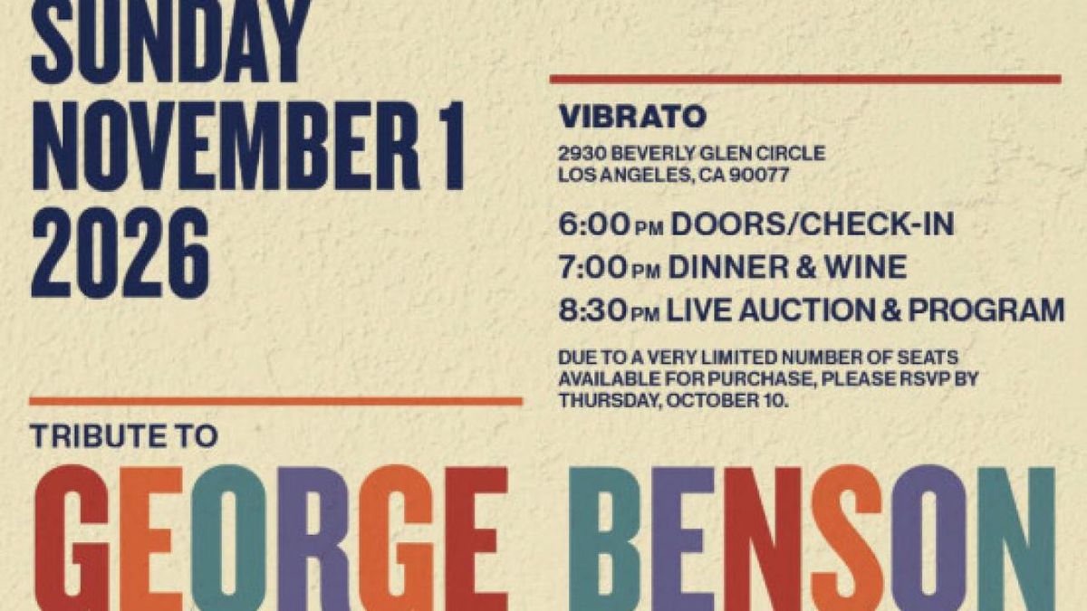 JAZZ FOUNDATION OF AMERICA to Honor George Benson and Eden Alpert