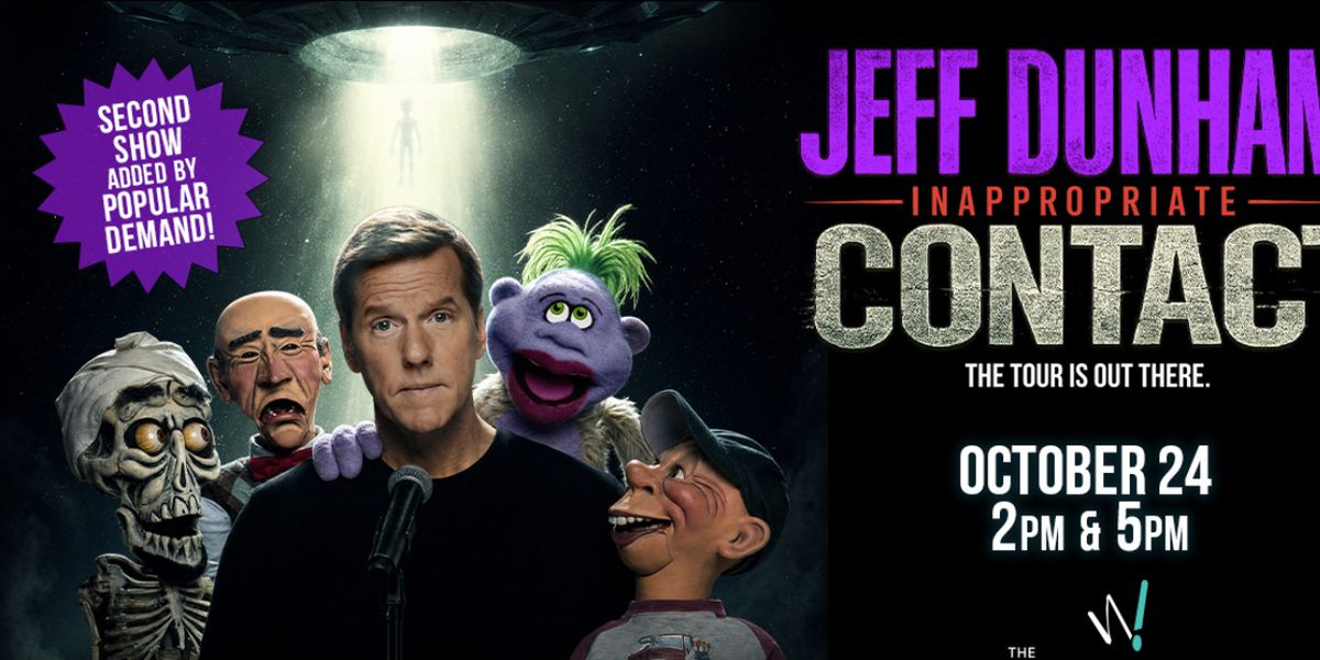 JEFF DUNHAM Adds 2nd Show at The Weidner for INAPPROPRIATE CONTACT Tour