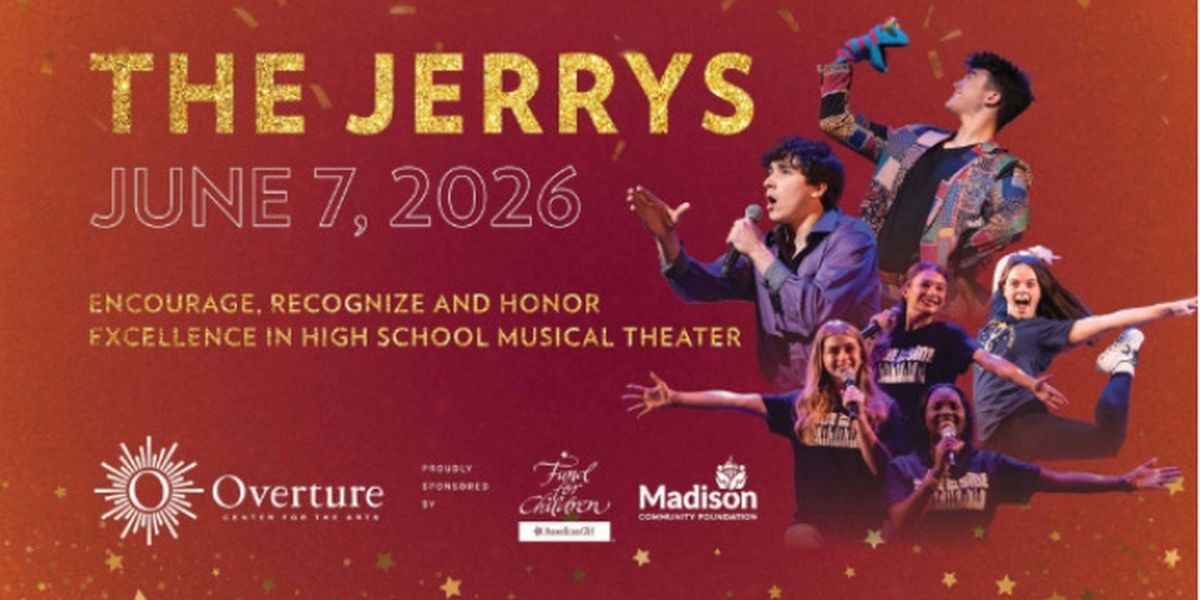 JERRY AWARDS to Expand to Two Shows at Overture Hall for 2026 Ceremony