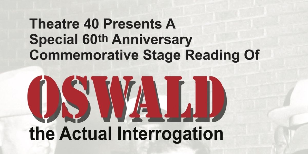 JFK Assassination Expert To Speak At OSWALD On October 25 & 26