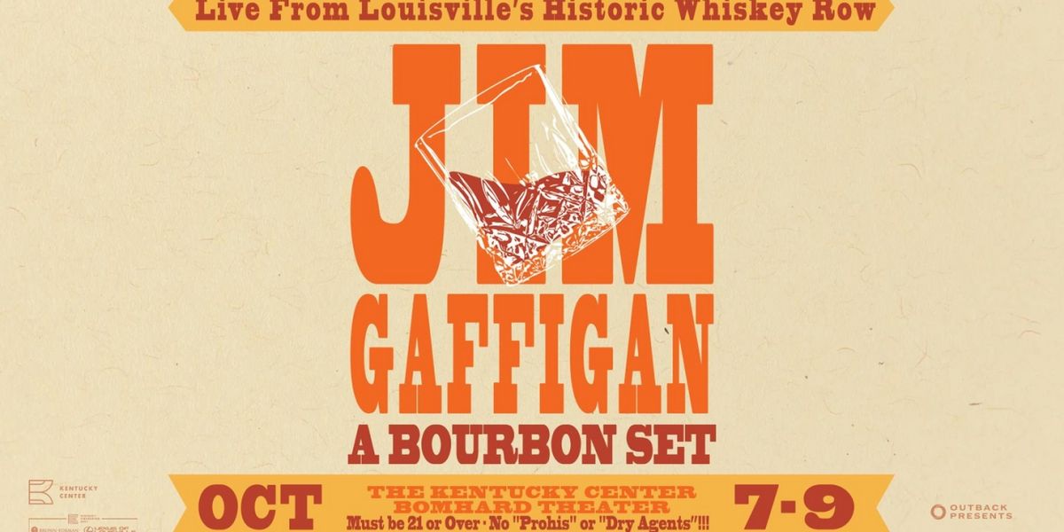 Jim Gaffigan Brings A BOURBON SET To Louisville's Whiskey Row For Four Shows Only