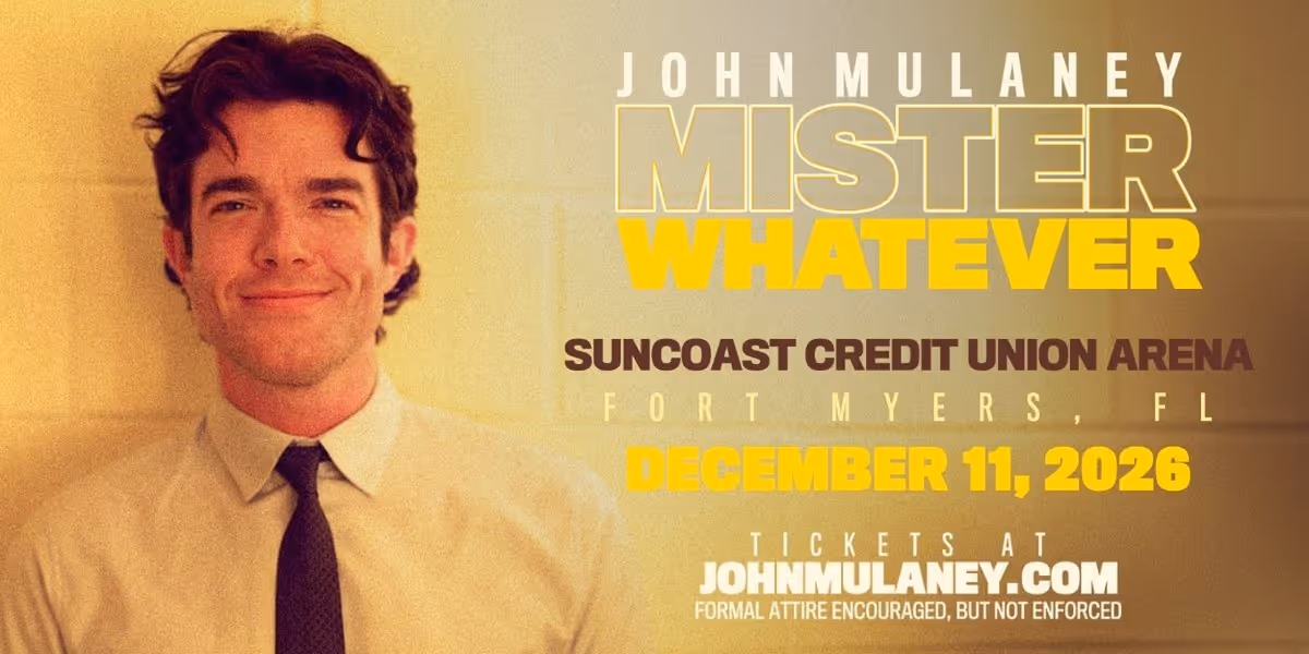 JOHN MULANEY: MISTER WHATEVER Tour to Stop at Suncoast Credit Union Arena