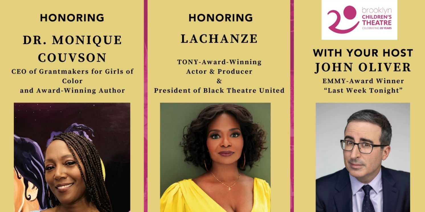 John Oliver to Host Brooklyn Children's Theatre Gala Honoring LaChanze & More  Image