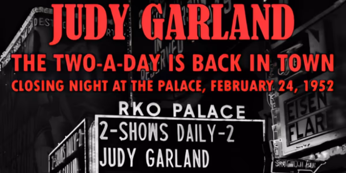 JSP Records to Issue Judy Garland's 1952 NY Palace Closing Night