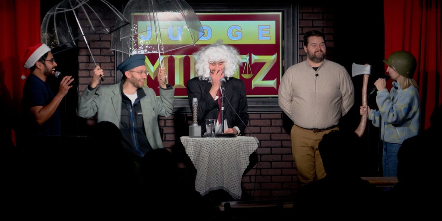 JUDGE MINTZ Comes to to Toronto Fringe with Special Guests Colin Mochrie, Chris Sandiford & Tricia Black  Image
