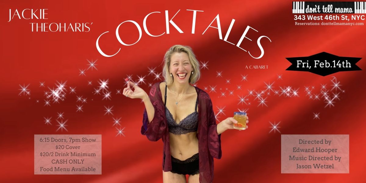 Jackie Theoharis Brings COCKTALES to Don't Tell Mama