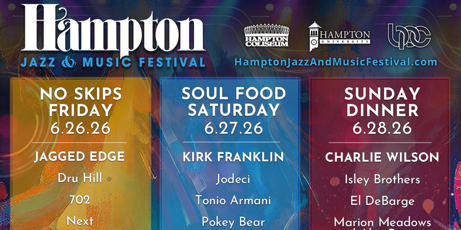 Jagged Edge, Kirk Franklin, & More Set for 2026 Hampton Jazz & Music Festival  Image