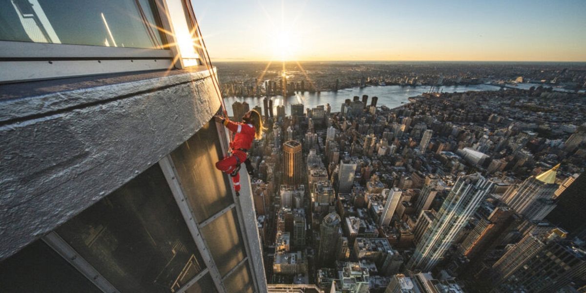 Jared Leto Climbs Empire State Building To Celebrate The Launch Of Thirty Seconds To Mars' 2024 Global Tour