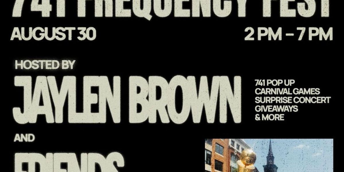 Jaylen Brown to Host Free 741 FREQUENCY FEST Block Party in Boston