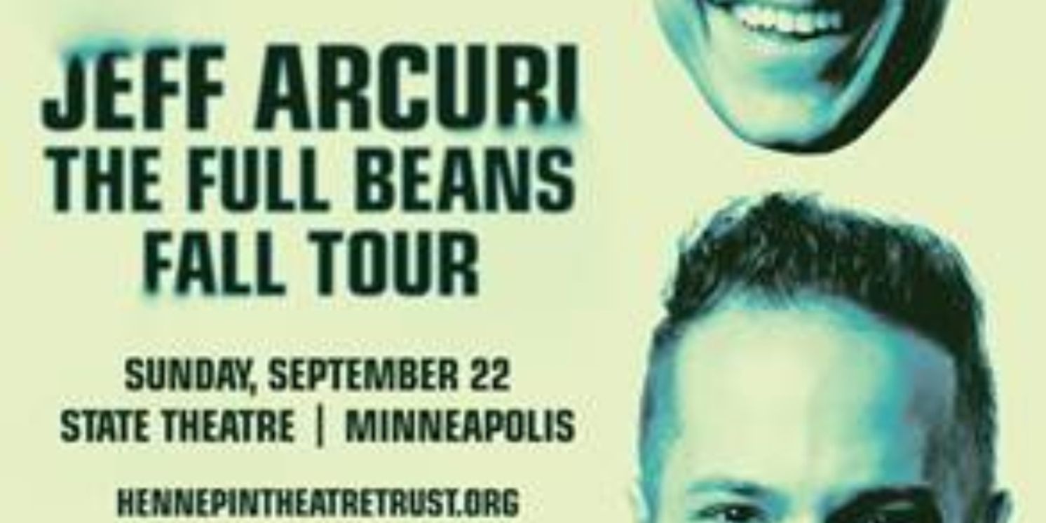 Jeff Arcuri: The Full Beans Fall Tour Comes to the State Theatre in September  Image