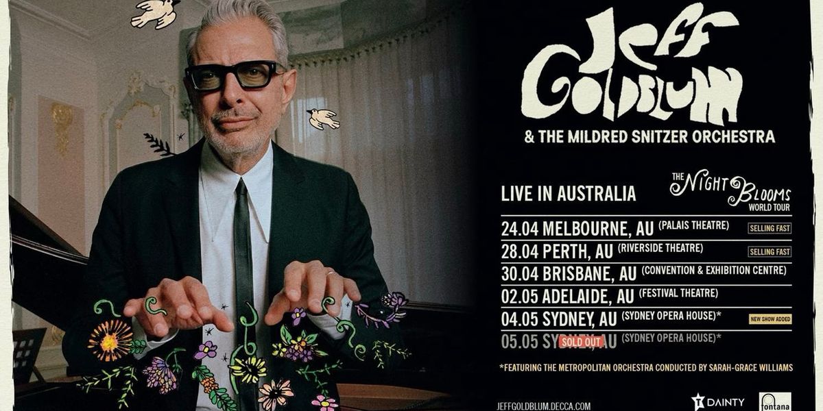 Jeff Goldblum Adds Sydney Opera House Show