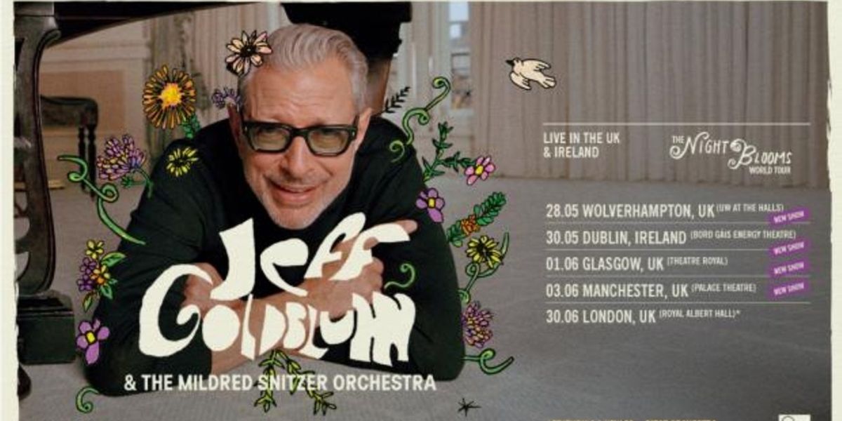 Jeff Goldblum & The Mildred Snitzer Orchestra actuarán en el Auditori Fòrum de Barcelona