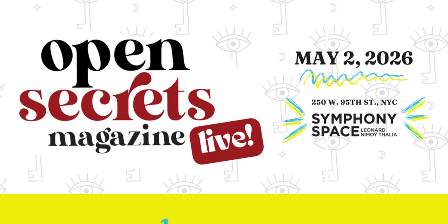 Jeff Hiller, Murray Hill, Youngmi Mayer to Keynote OPEN SECRETS LIVE in NYC  Image