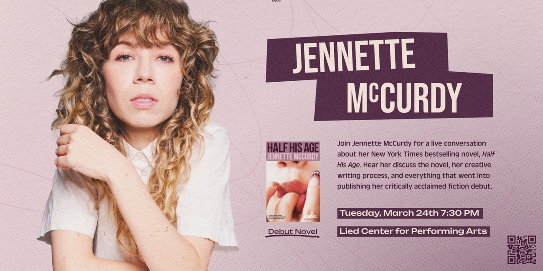 Jennette Mccurdy Brings Book Tour to Lied Center This Month