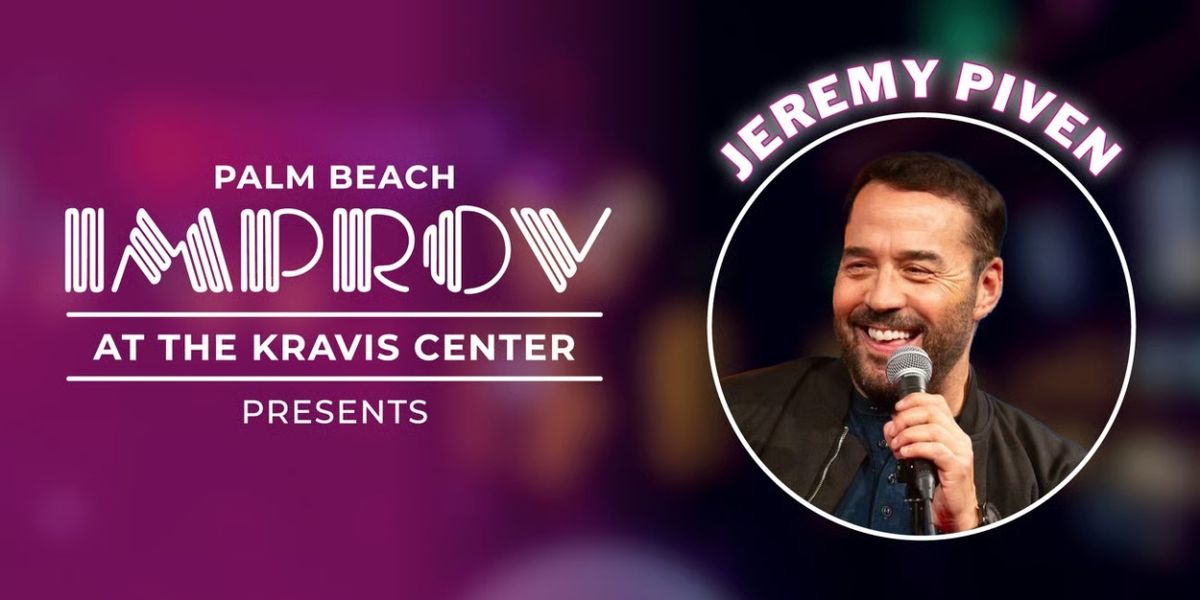 Jeremy Piven to Perform at Palm Beach Improv at the Kravis Center This December