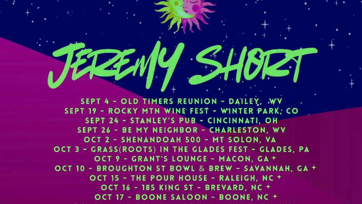 Jeremy Short Adds Fall 2026 Tour Dates Through South and Midwest