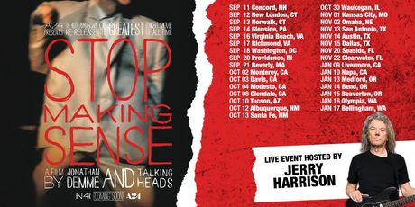 Jerry Harrison Expands STOP MAKING SENSE Screening Tour with New Dates Photo