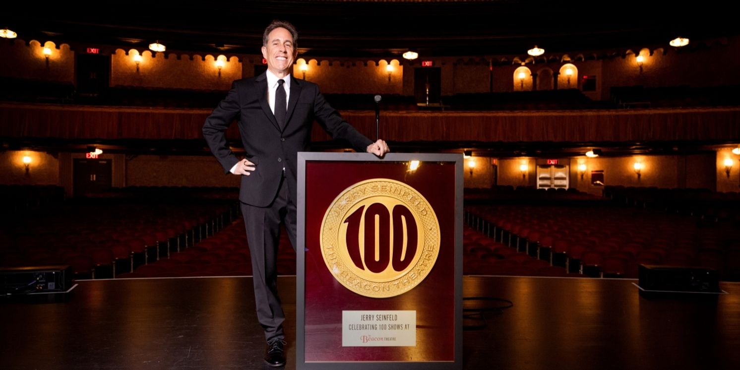 Jerry Seinfeld to Resume Record-Breaking Beacon Theatre Residency With 12 Shows  Image