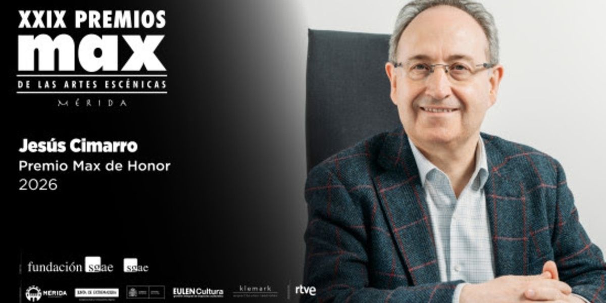 Jesús Cimarro, primer productor en la historia galardonado con el Premio Max de Honor