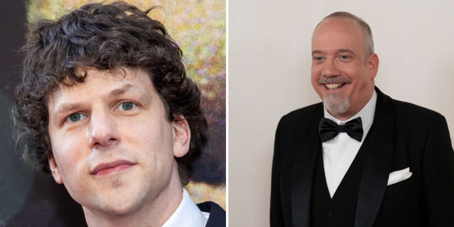 Jesse Eisenberg Sets Musical Comedy Film with Julianne Moore and Paul Giamatti  Image