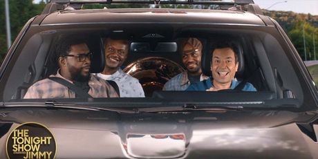 Jimmy Fallon and The Roots Turn a Ford Expedition Ride Into a Song About the Outdoors Photo