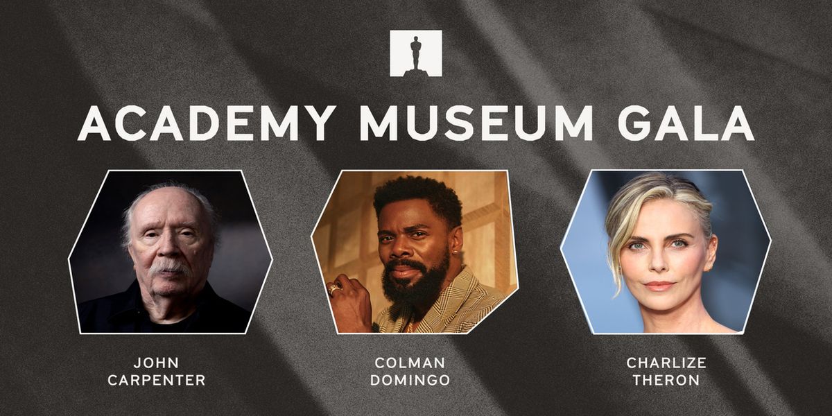John Carpenter, Colman Domingo, Charlize Theron to Headline Academy Museum Gala