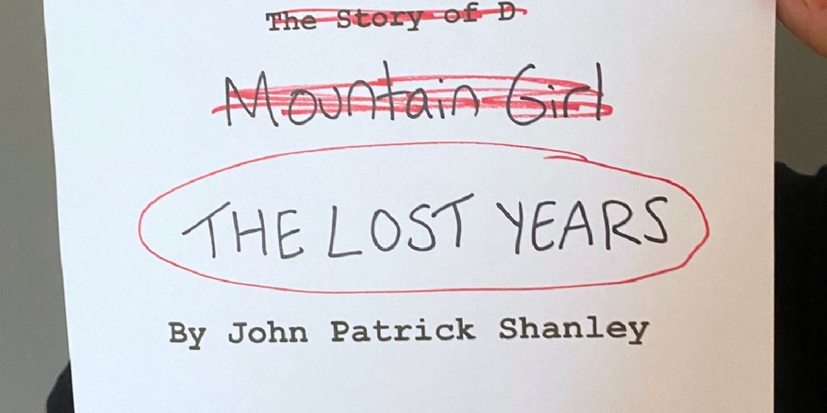John Patrick Shanley Will Workshop New Play THE LOST YEARS at The Black Box