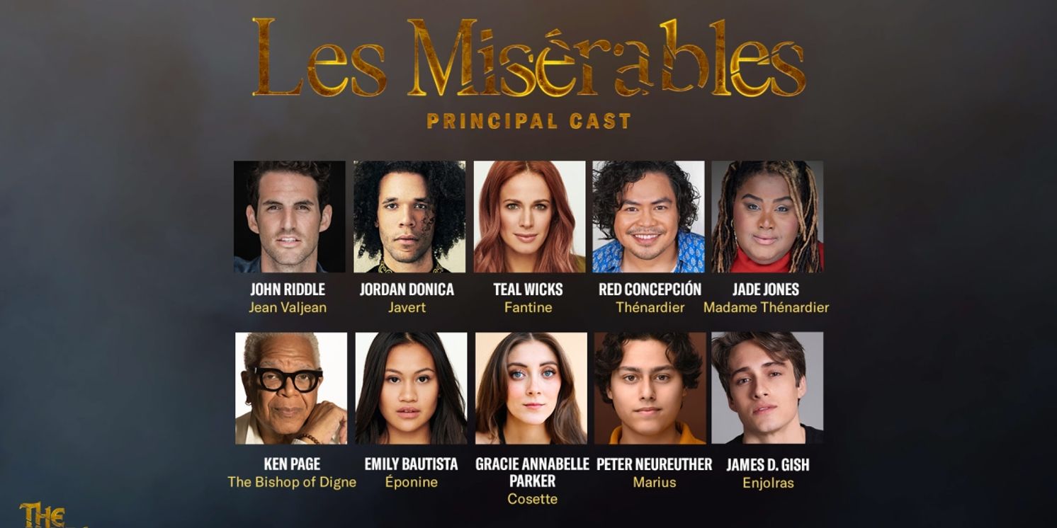 John Riddle, Jordan Donica, Teal Wicks, and More Join LES MISERABLES at The Muny  Image