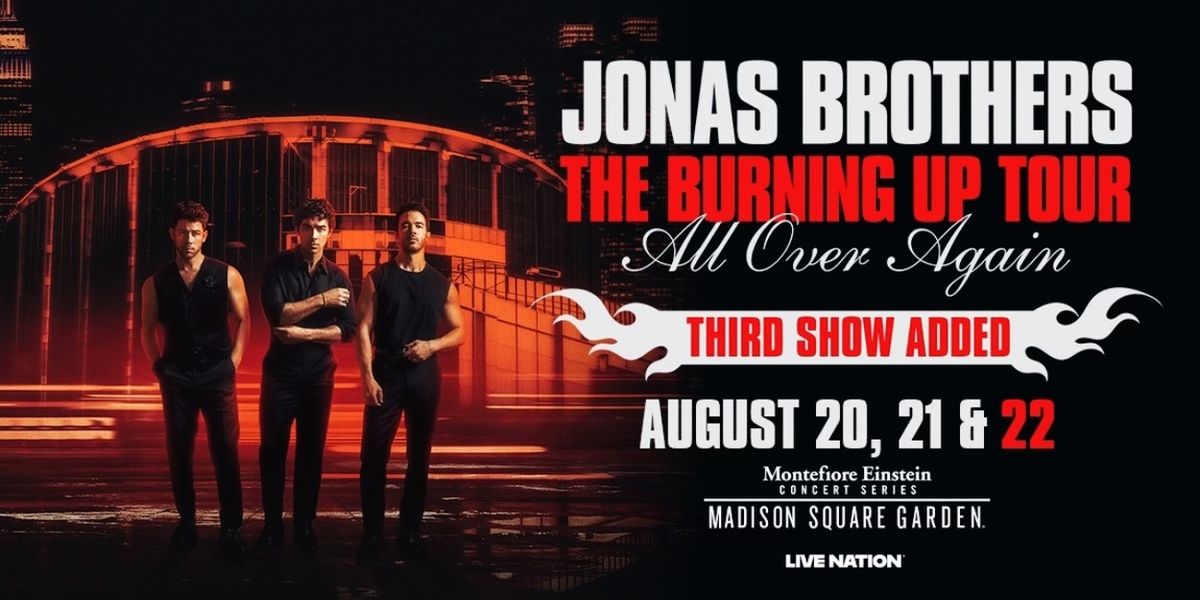The Jonas Brothers Add Third Night at Madison Square Garden