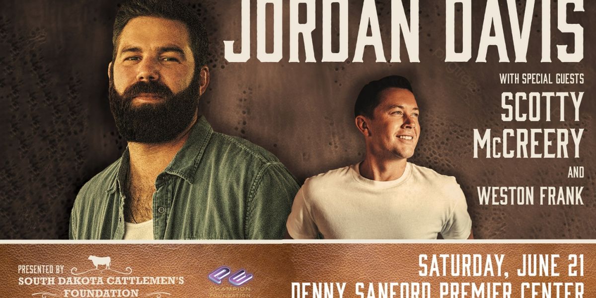 Jordan Davis, Scotty McCreery and Weston Frank Come to the Denny Sanford PREMIER Center